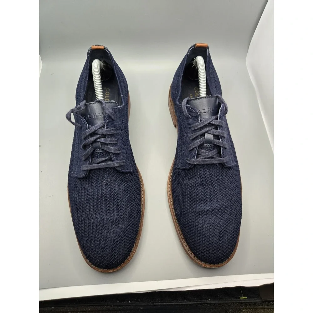 Cole Haan Men's ØriginalGrand Stitchlite Wingtip Oxford Navy Blue C29716 Size 10
